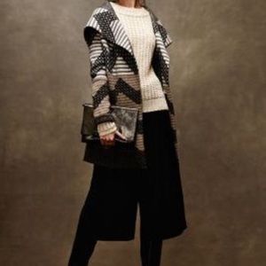 Anthropologie Field Flower Sweater Coat XL